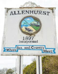 Allenhurst Welcome Sign