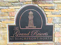 Grand Resorts Beachfront North Beach Sign